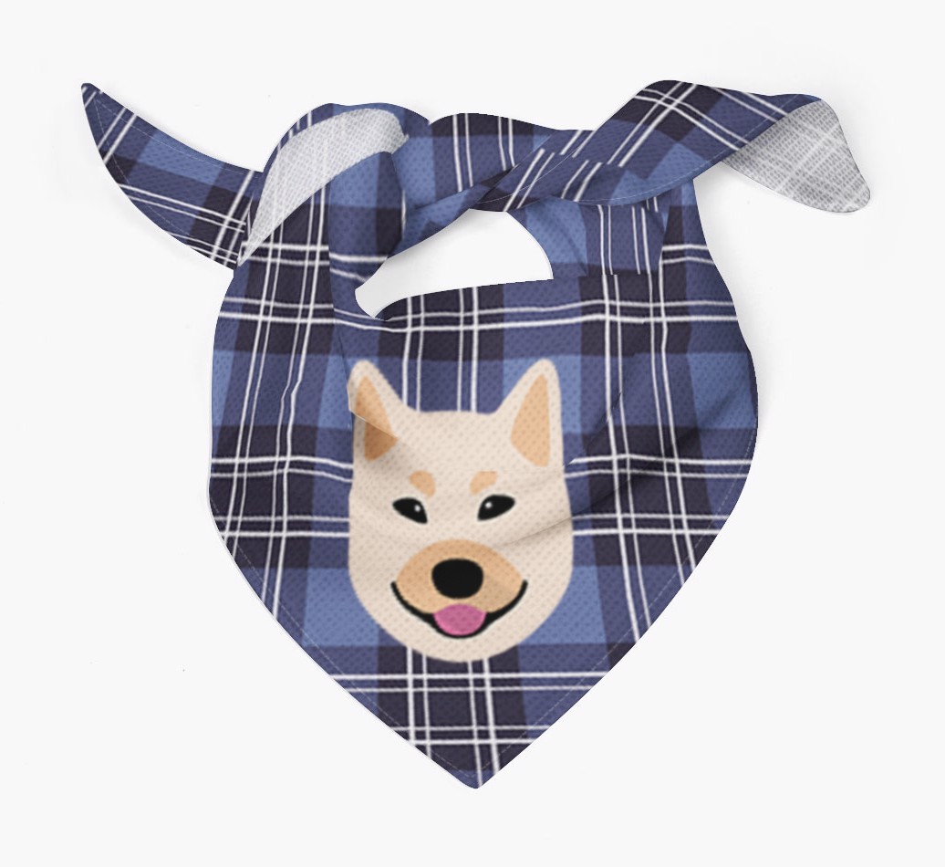 Scottish Tartan Pattern - Personalized {breedFullName} Bandana