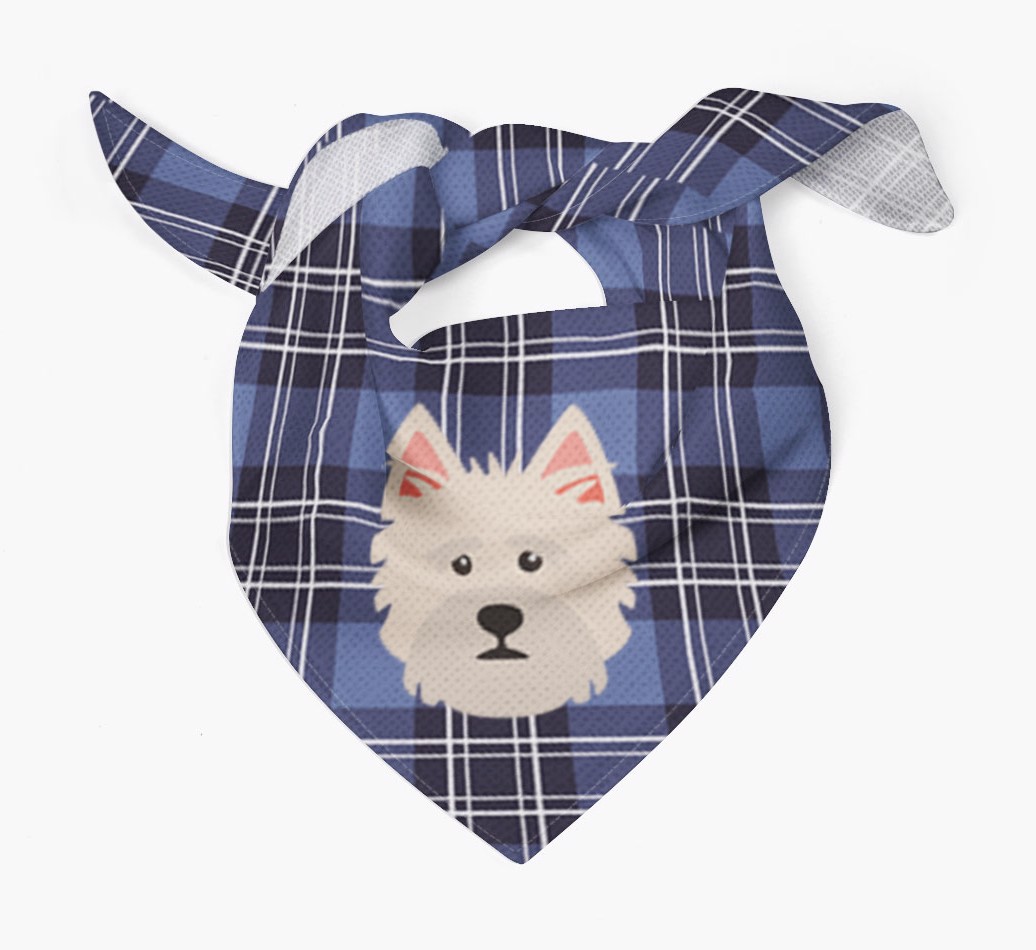 Scottish Tartan Pattern - Personalized {breedFullName} Bandana