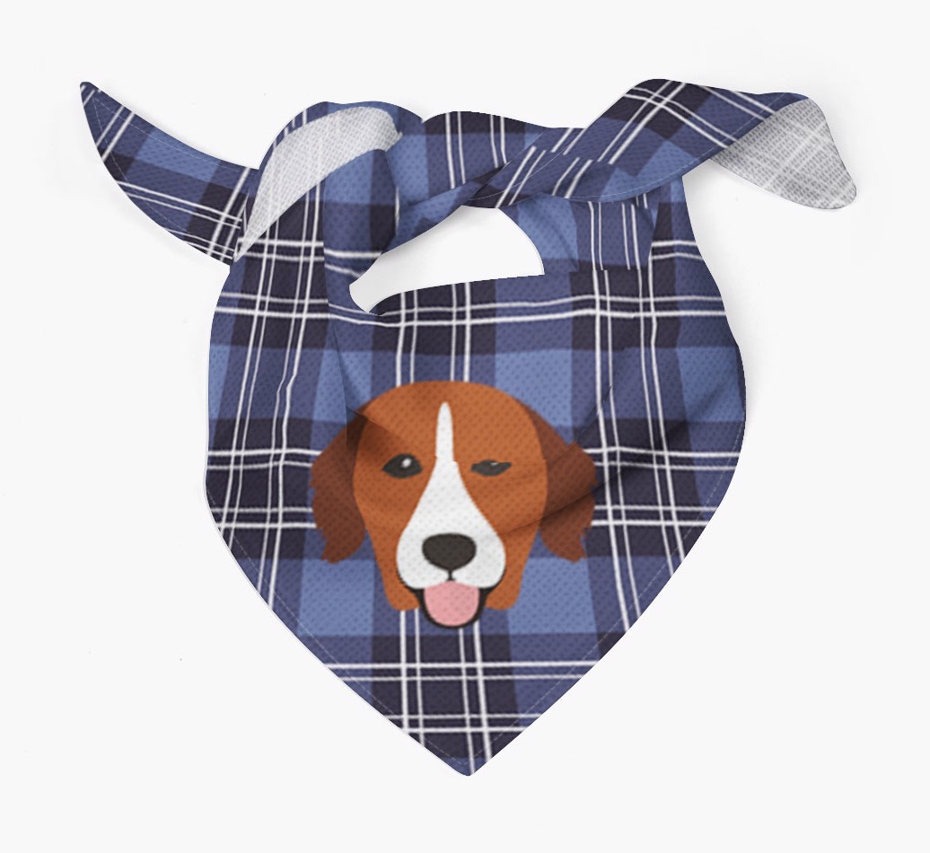 Scottish Tartan Pattern - Personalized {breedFullName} Bandana
