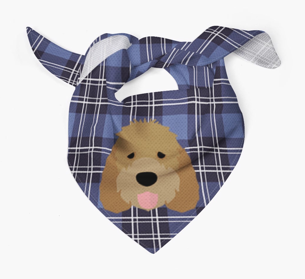 Scottish Tartan Pattern - Personalized {breedFullName} Bandana