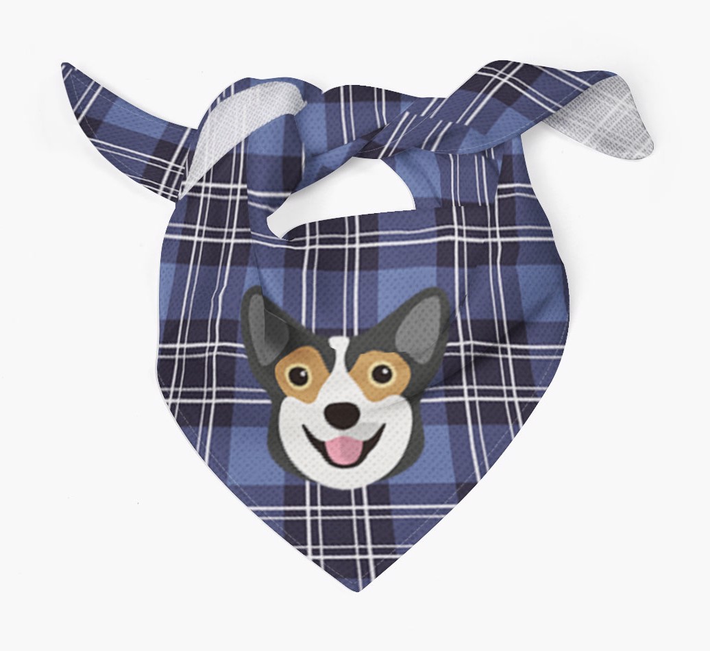 Scottish Tartan Pattern - Personalized {breedFullName} Bandana
