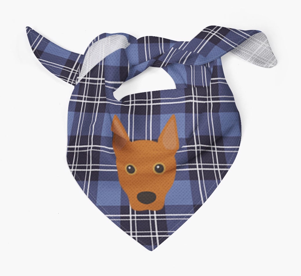 Scottish Tartan Pattern - Personalized {breedFullName} Bandana