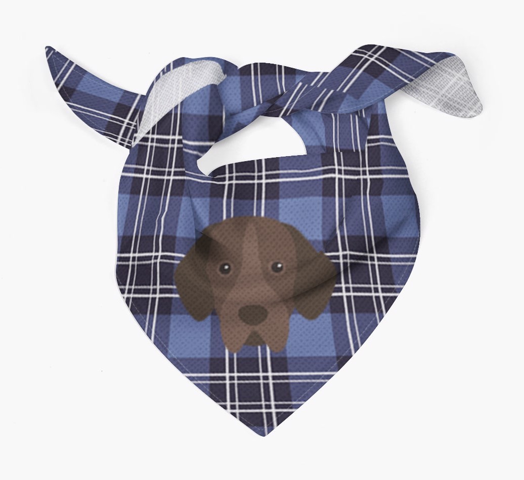 Scottish Tartan Pattern - Personalized {breedFullName} Bandana