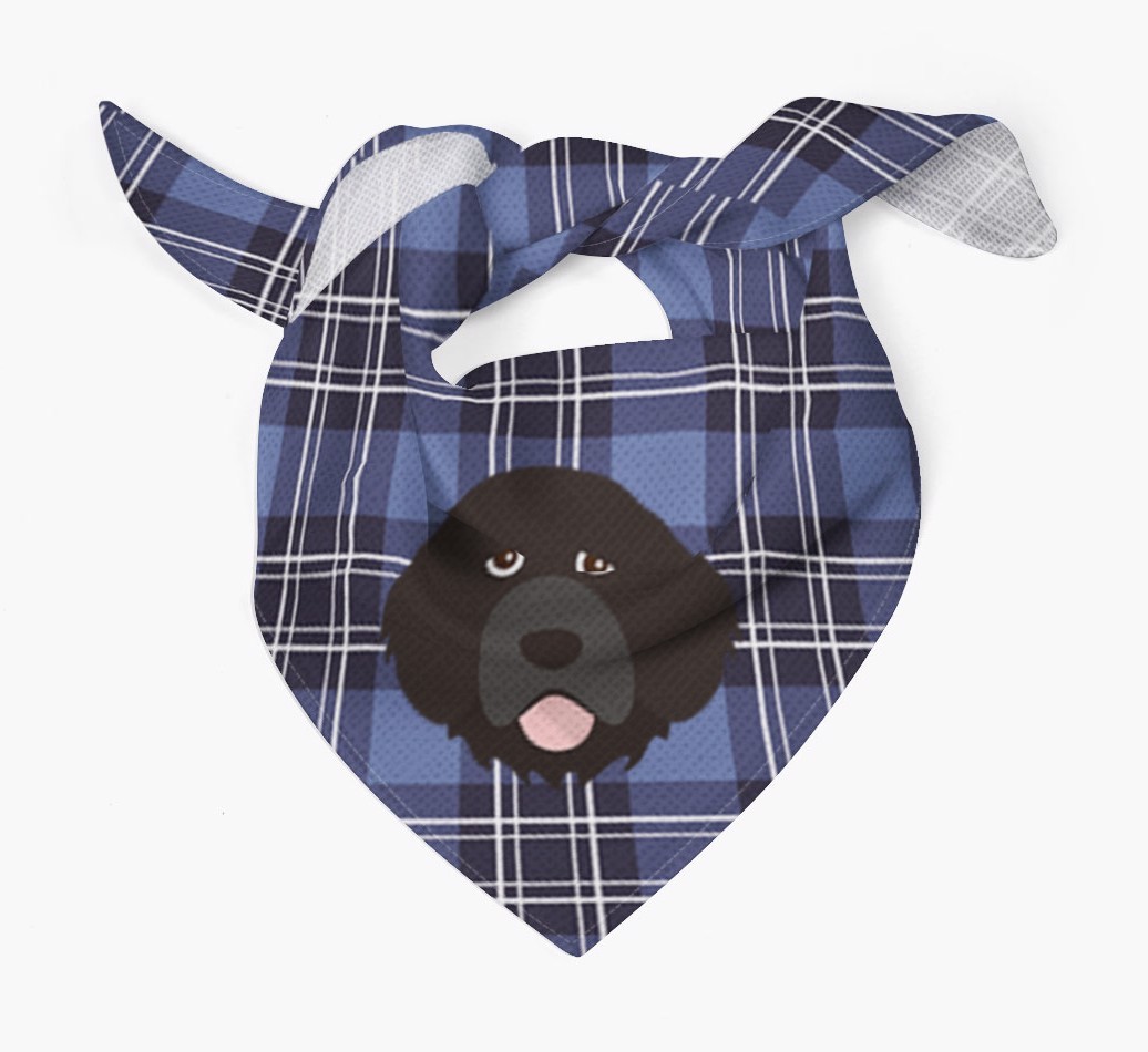 Scottish Tartan Pattern - Personalized {breedFullName} Bandana
