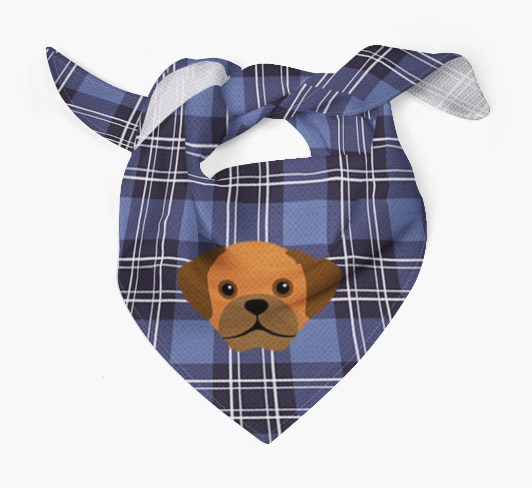 Scottish Tartan Pattern - Personalized {breedFullName} Bandana