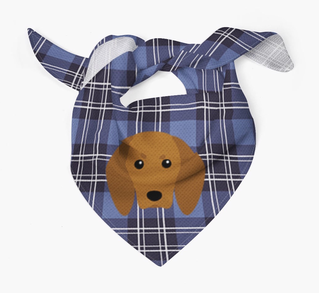 Scottish Tartan Pattern - Personalized {breedFullName} Bandana