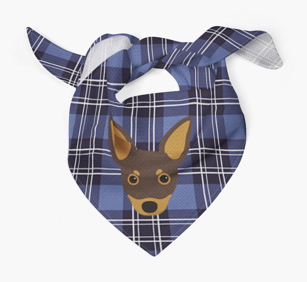 Scottish Tartan Pattern - Personalized {breedFullName} Bandana
