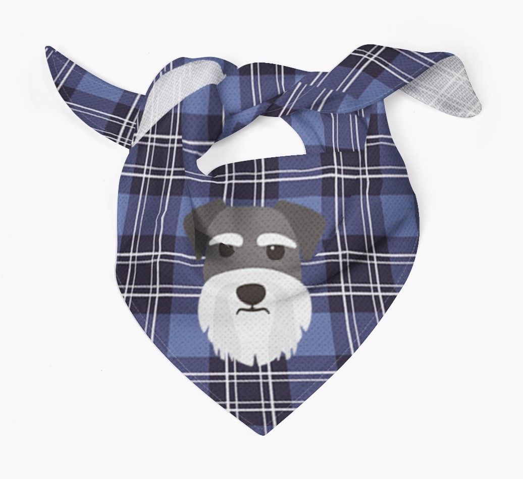 Scottish Tartan Pattern - Personalized {breedFullName} Bandana