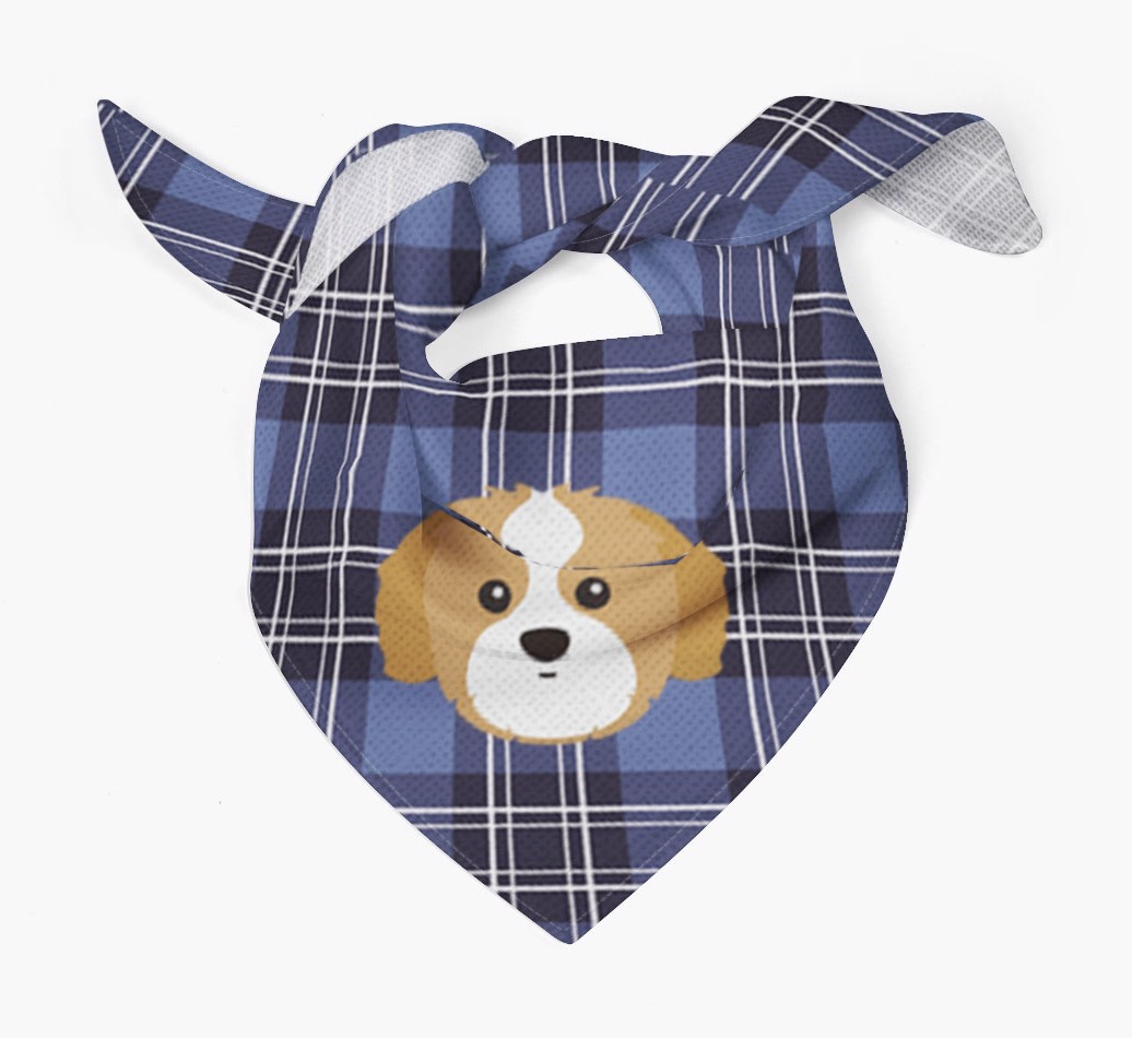 Scottish Tartan Pattern - Personalized {breedFullName} Bandana