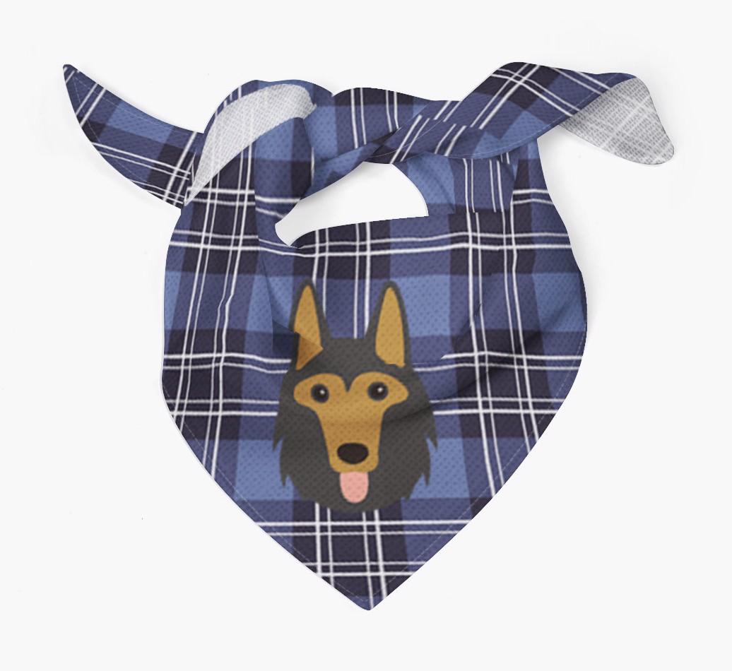 Scottish Tartan Pattern - Personalized {breedFullName} Bandana