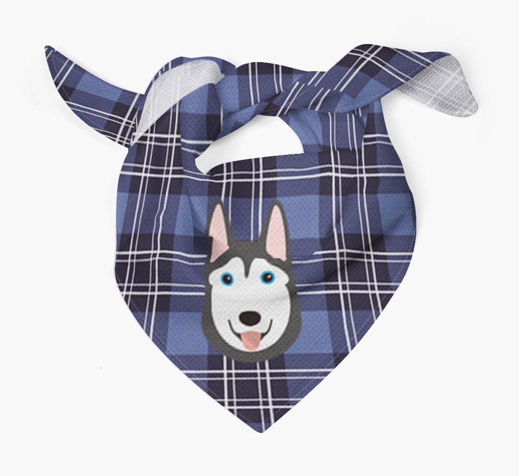Scottish Tartan Pattern - Personalized {breedFullName} Bandana