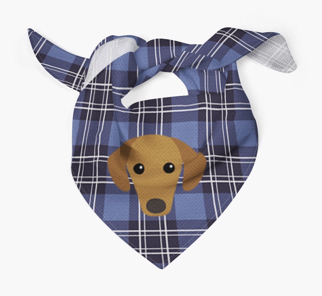 Scottish Tartan Pattern - Personalized {breedFullName} Bandana