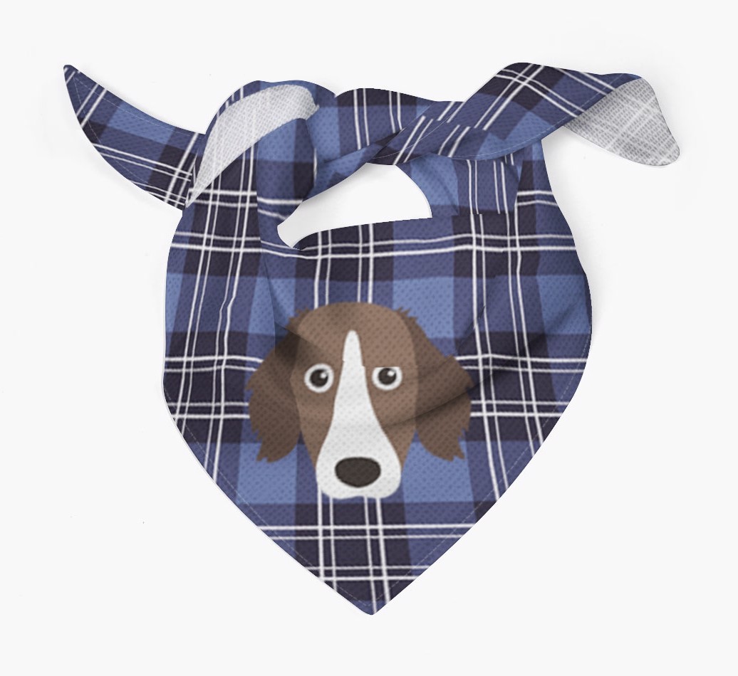 Scottish Tartan Pattern - Personalized {breedFullName} Bandana