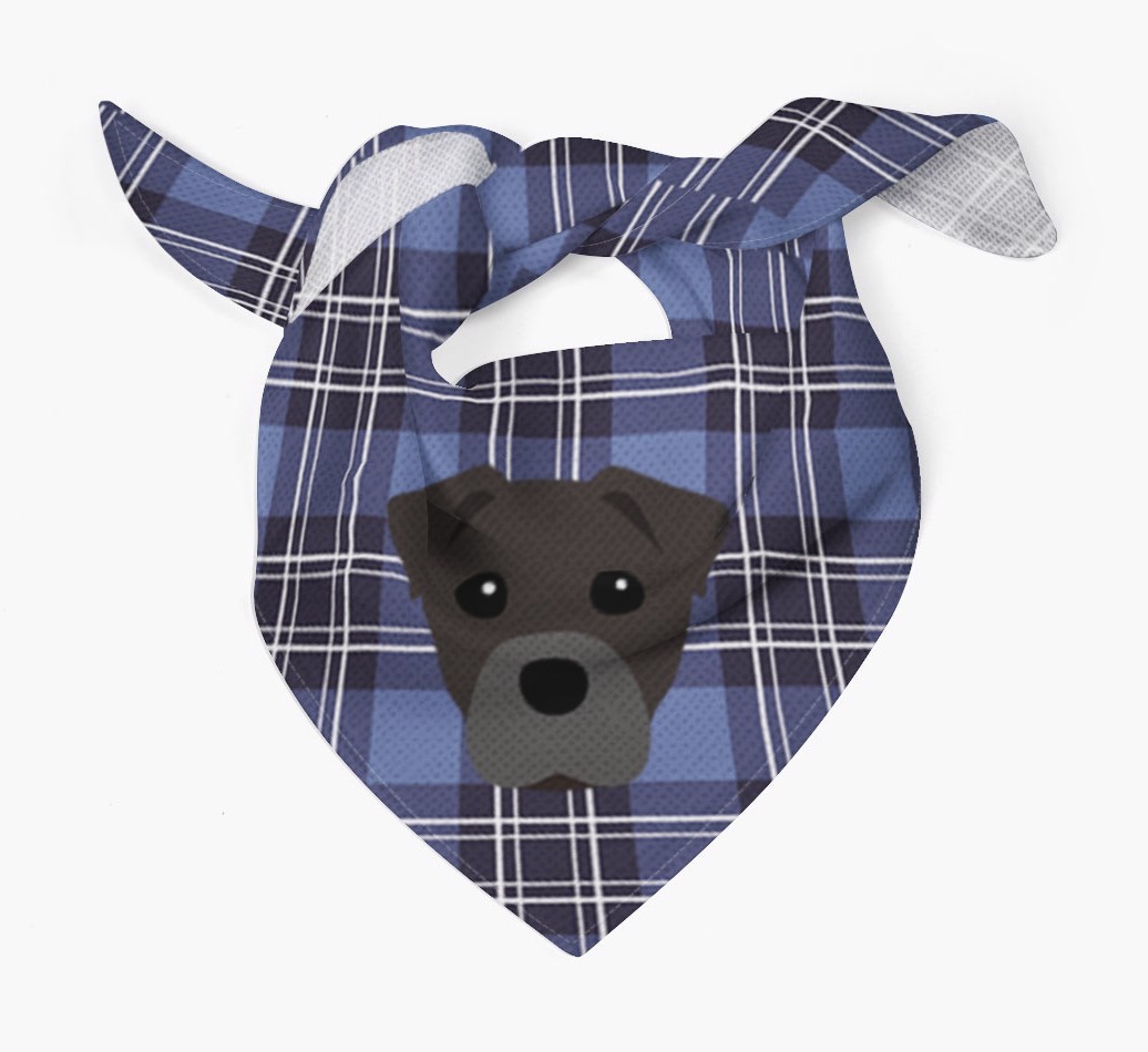 Scottish Tartan Pattern - Personalized {breedFullName} Bandana