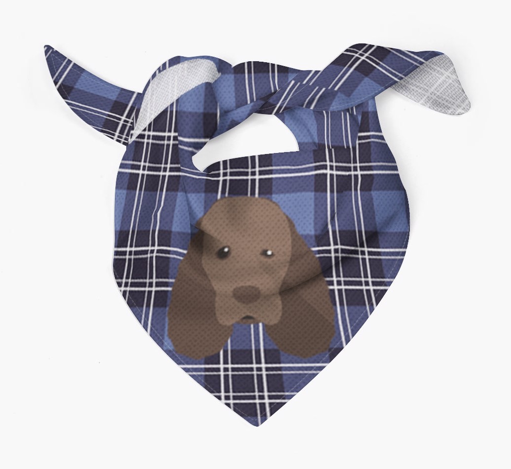 Scottish Tartan Pattern - Personalized {breedFullName} Bandana