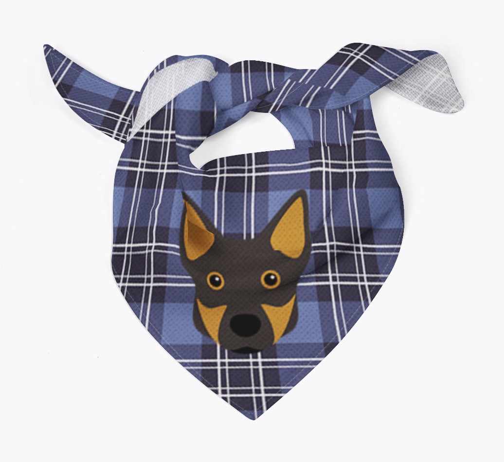 Scottish Tartan Pattern - Personalized {breedFullName} Bandana