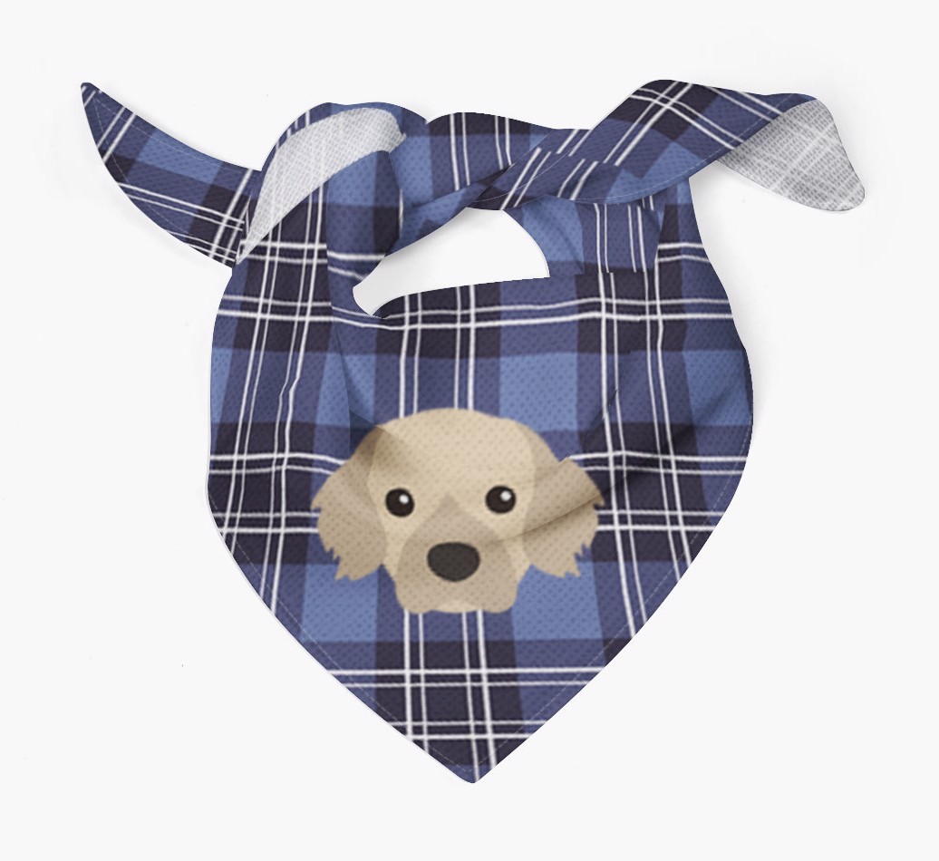 Scottish Tartan Pattern - Personalized {breedFullName} Bandana