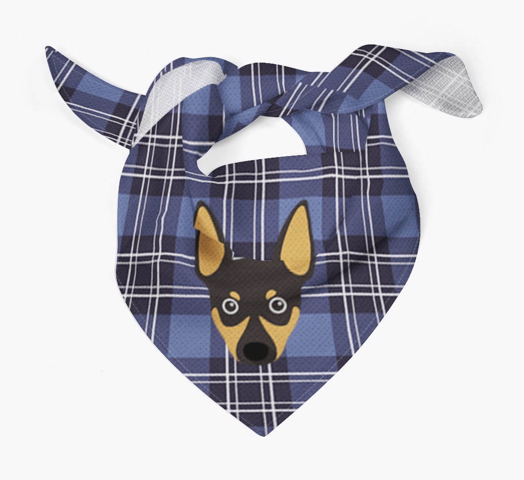 Scottish Tartan Pattern - Personalized {breedFullName} Bandana