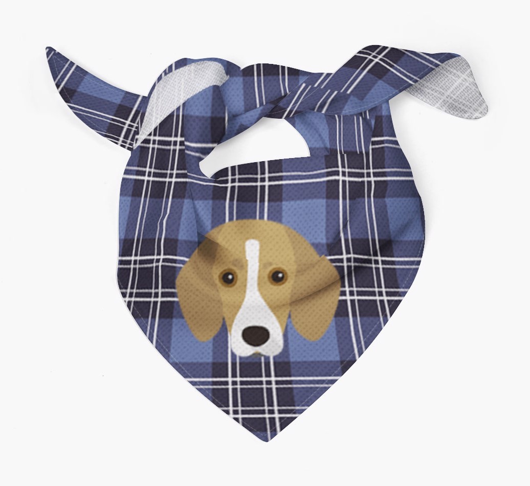 Scottish Tartan Pattern - Personalized {breedFullName} Bandana