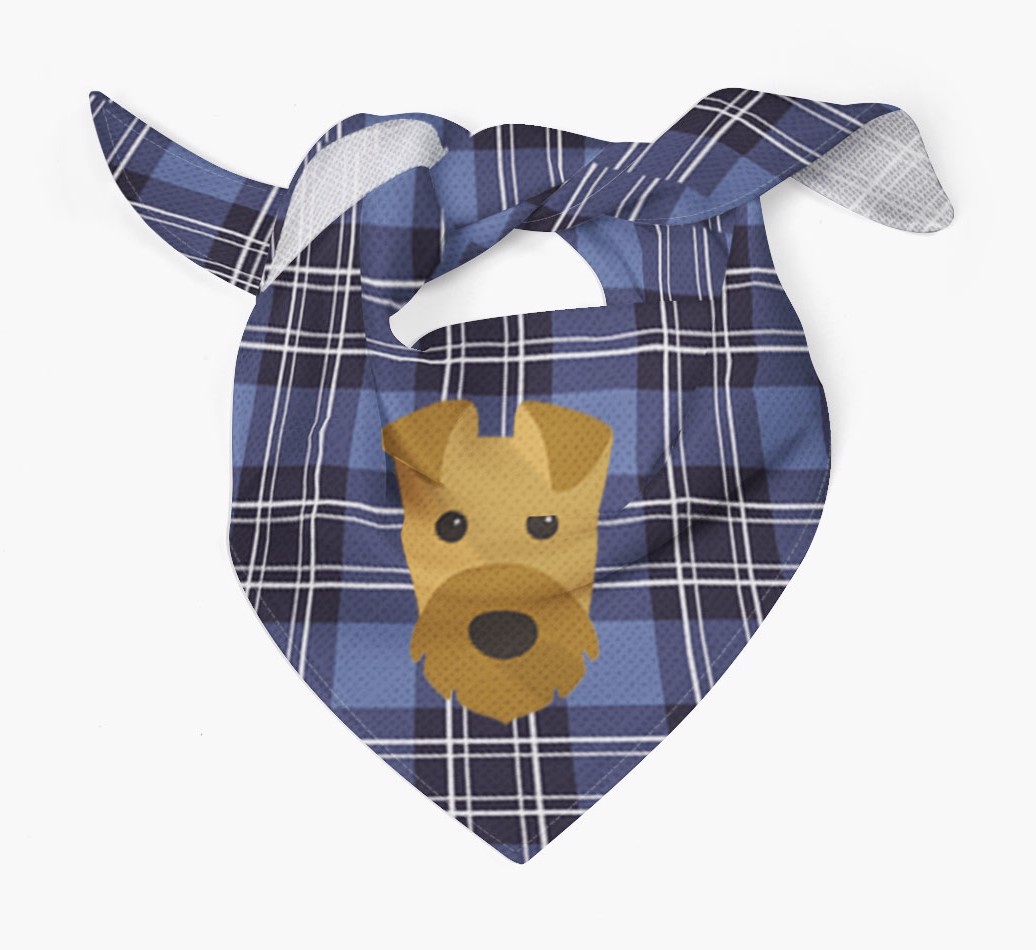 Scottish Tartan Pattern - Personalized {breedFullName} Bandana