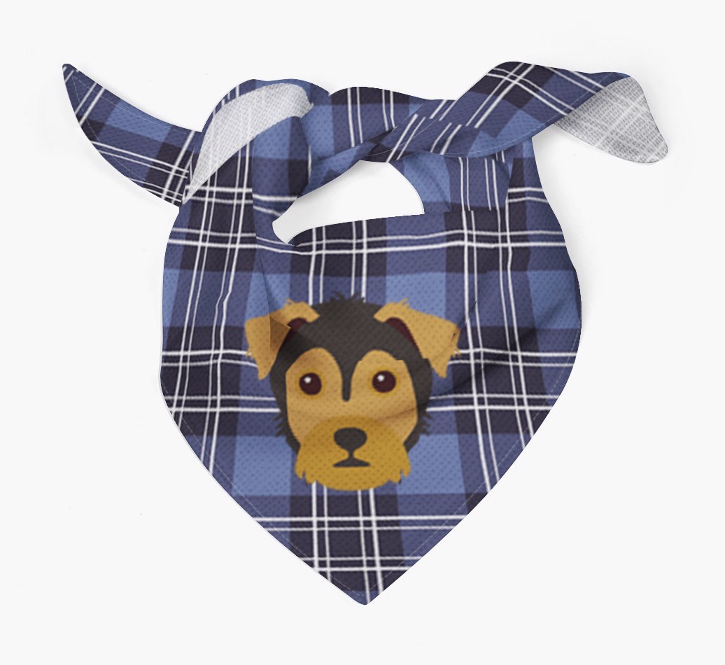 Scottish Tartan Pattern - Personalized {breedFullName} Bandana