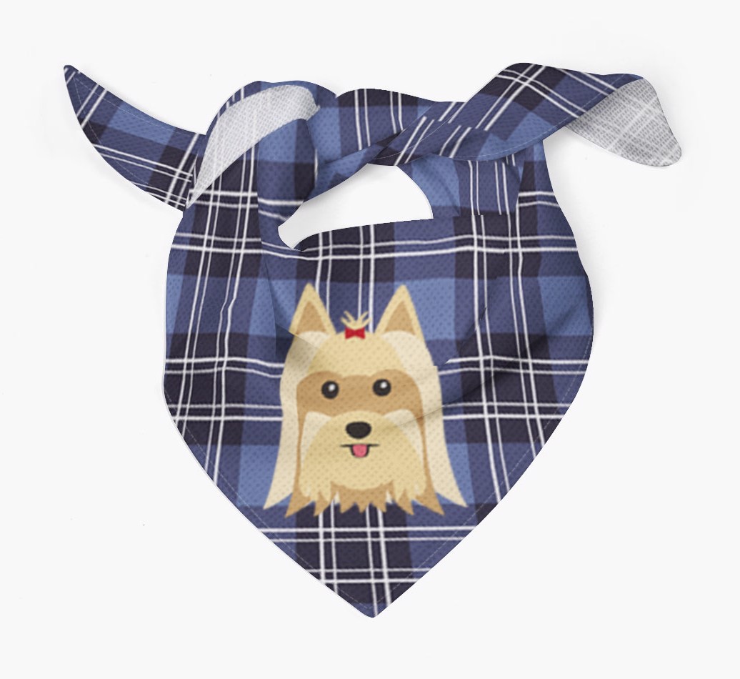Scottish Tartan Pattern - Personalized {breedFullName} Bandana
