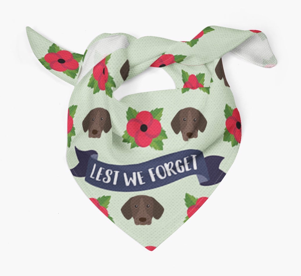 'Lest We Forget' - Personalised {breedFullName} Remembrance Day Banana