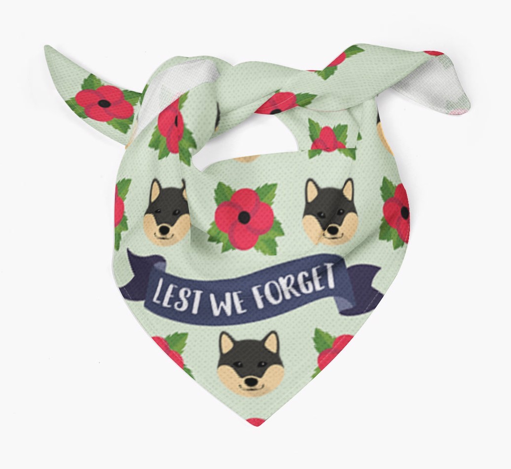 'Lest We Forget' - Personalised {breedFullName} Remembrance Day Banana