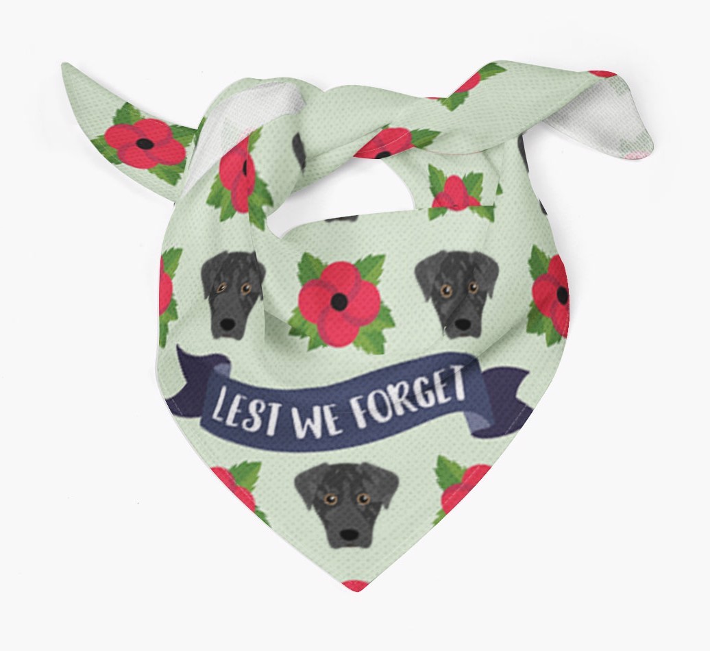 'Lest We Forget' - Personalised {breedFullName} Remembrance Day Banana