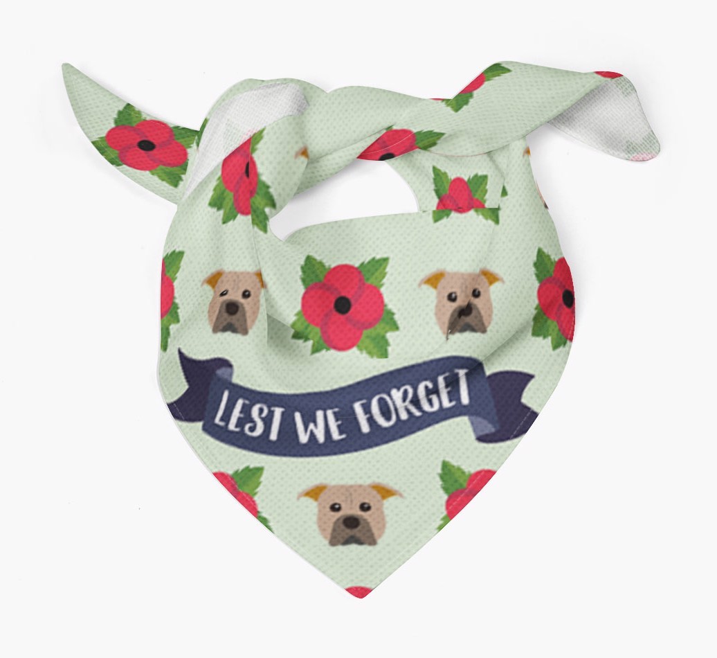 'Lest We Forget' - Personalised {breedFullName} Remembrance Day Banana