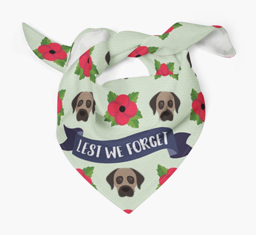 'Lest We Forget' - Personalised {breedFullName} Remembrance Day Banana