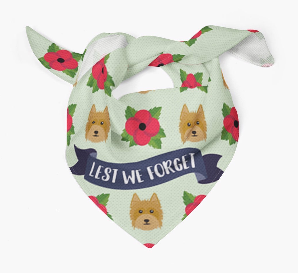 'Lest We Forget' - Personalised {breedFullName} Remembrance Day Banana