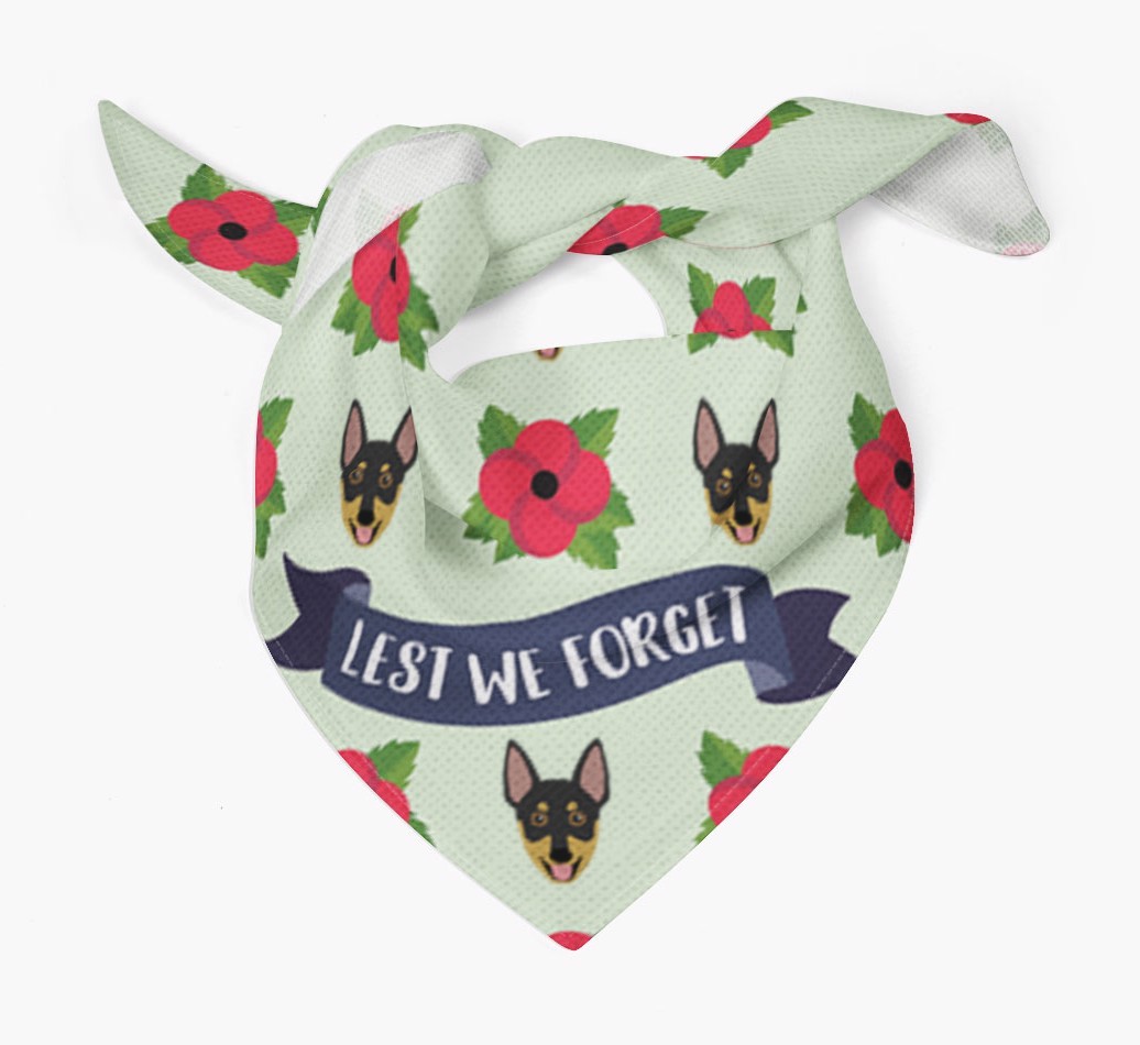 'Lest We Forget' - Personalised {breedFullName} Remembrance Day Banana