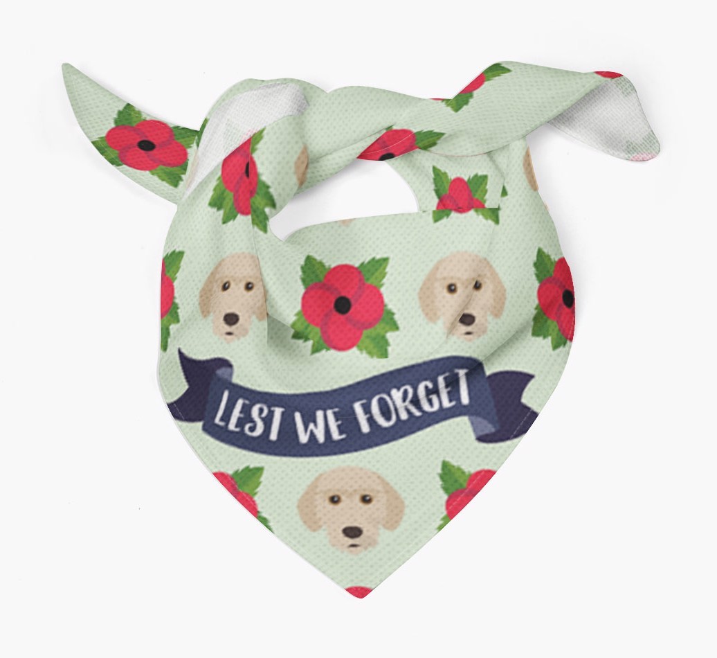 'Lest We Forget' - Personalised {breedFullName} Remembrance Day Banana