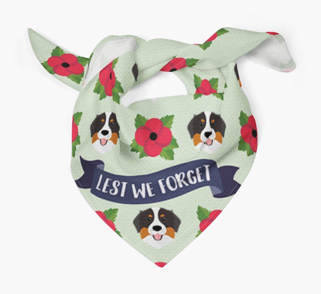 'Lest We Forget' - Personalised {breedFullName} Remembrance Day Banana