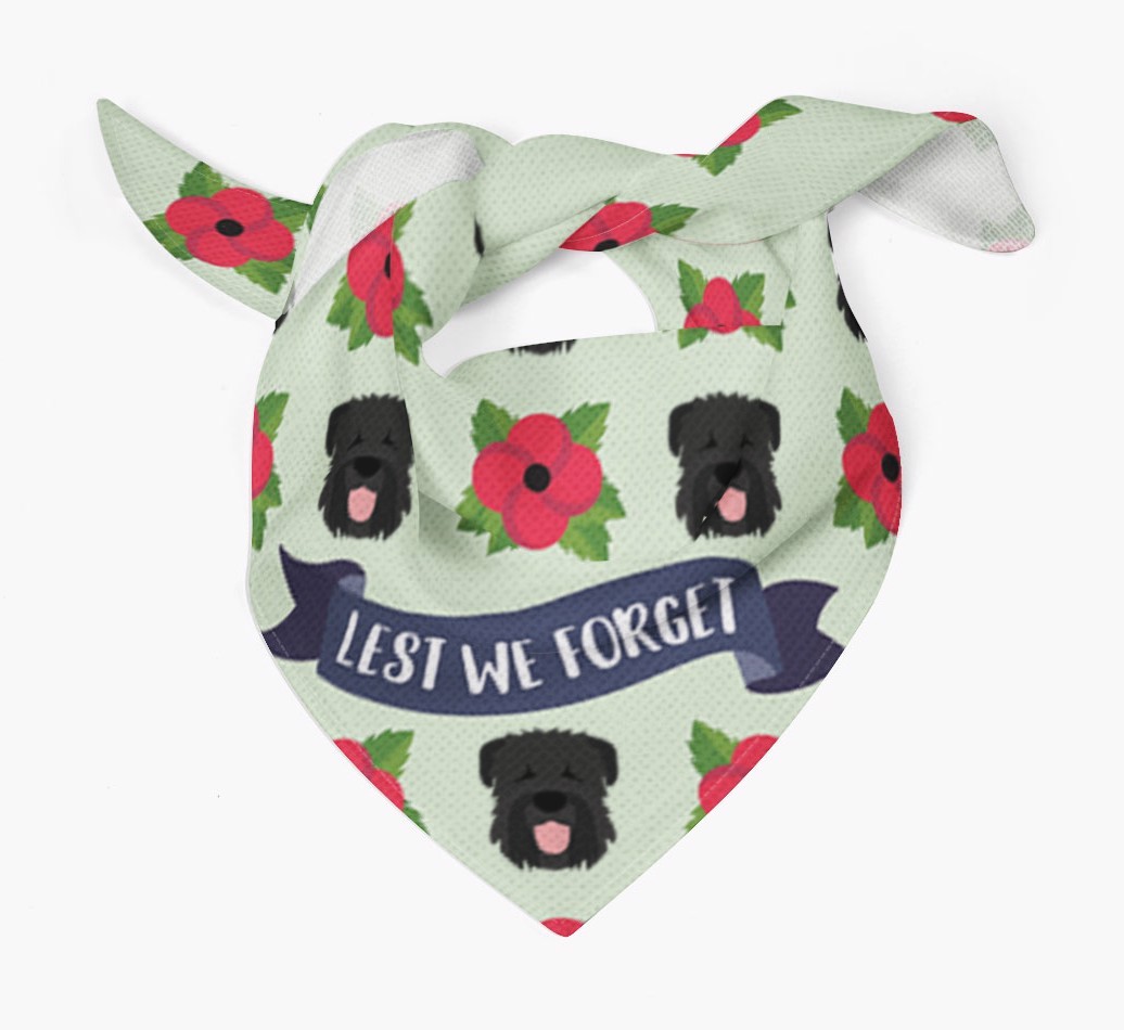'Lest We Forget' - Personalised {breedFullName} Remembrance Day Banana
