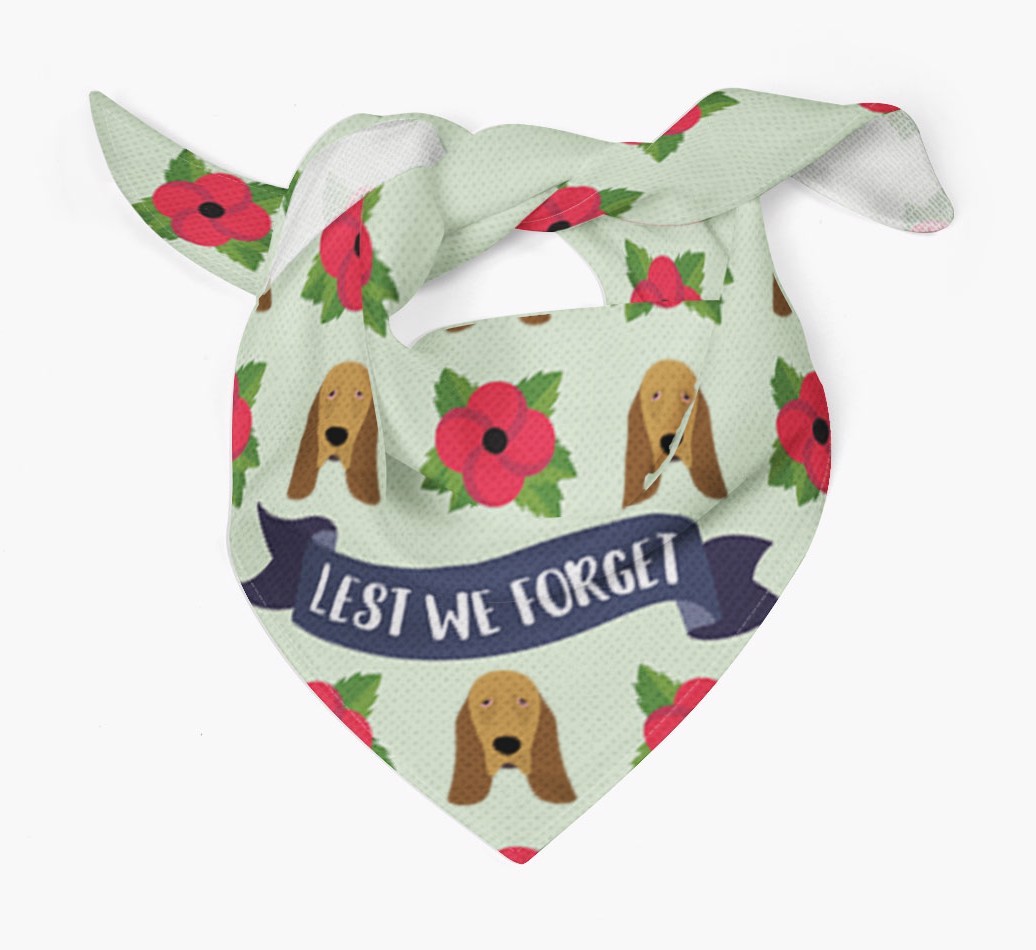 'Lest We Forget' - Personalised {breedFullName} Remembrance Day Banana