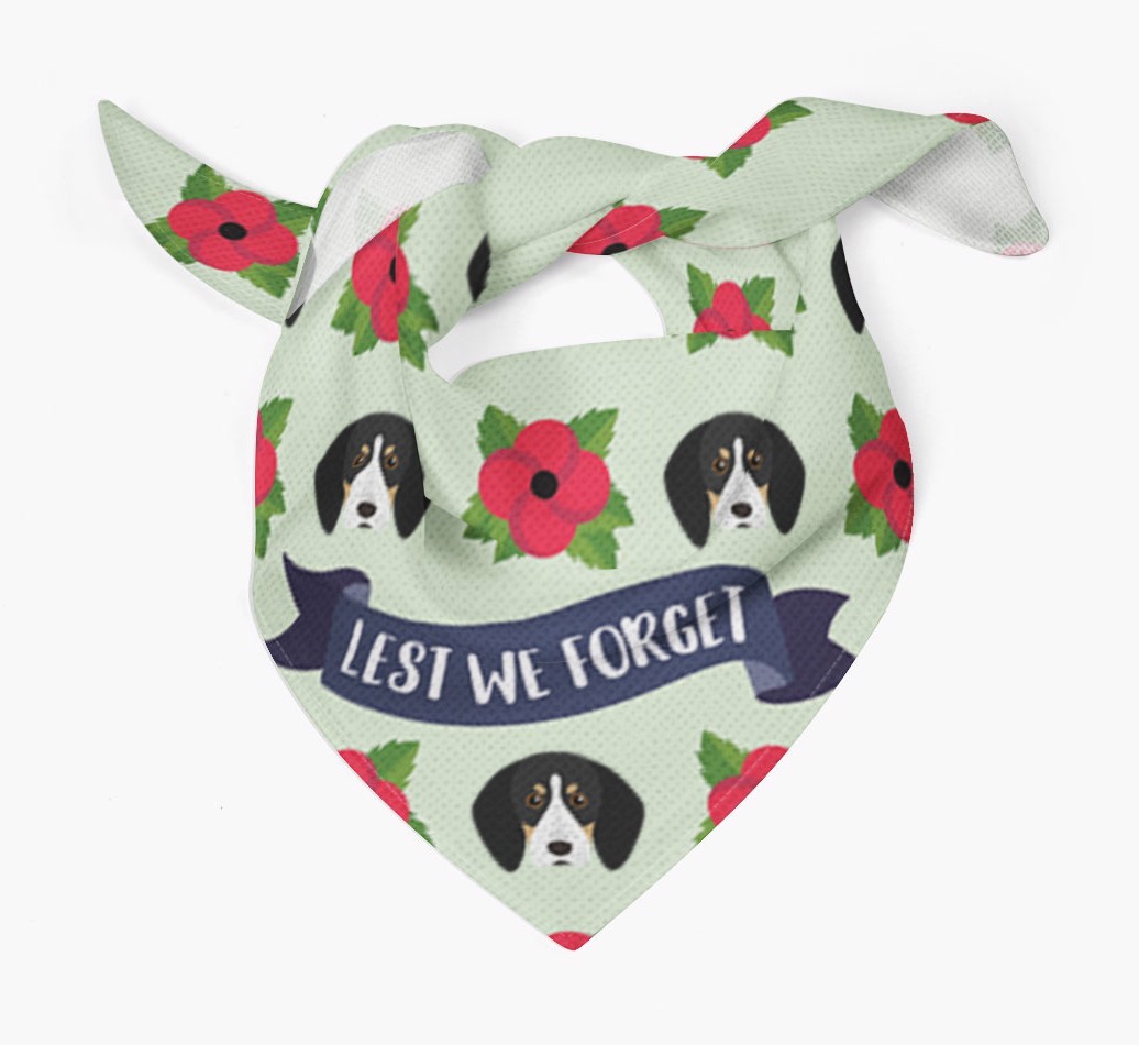 'Lest We Forget' - Personalised {breedFullName} Remembrance Day Banana
