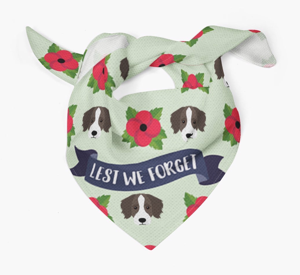 'Lest We Forget' - Personalised {breedFullName} Remembrance Day Banana