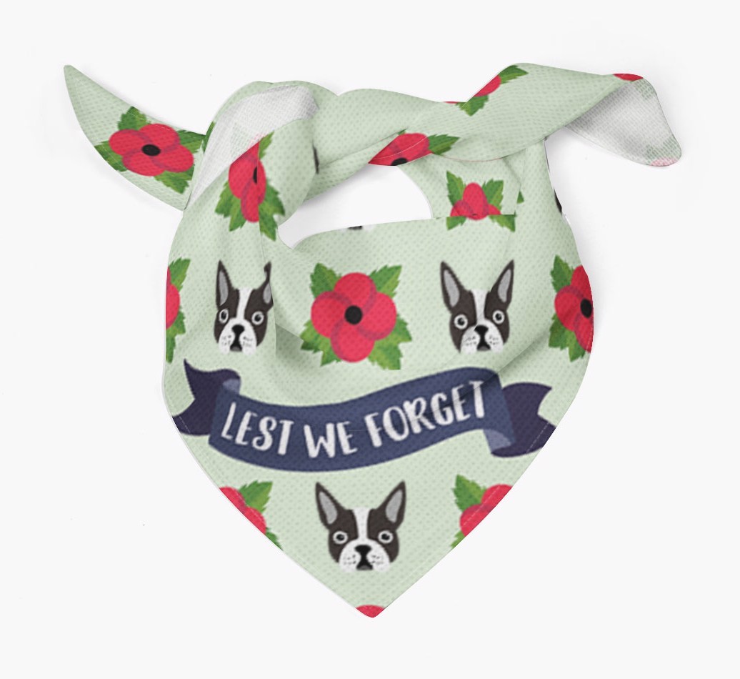 'Lest We Forget' - Personalised {breedFullName} Remembrance Day Banana