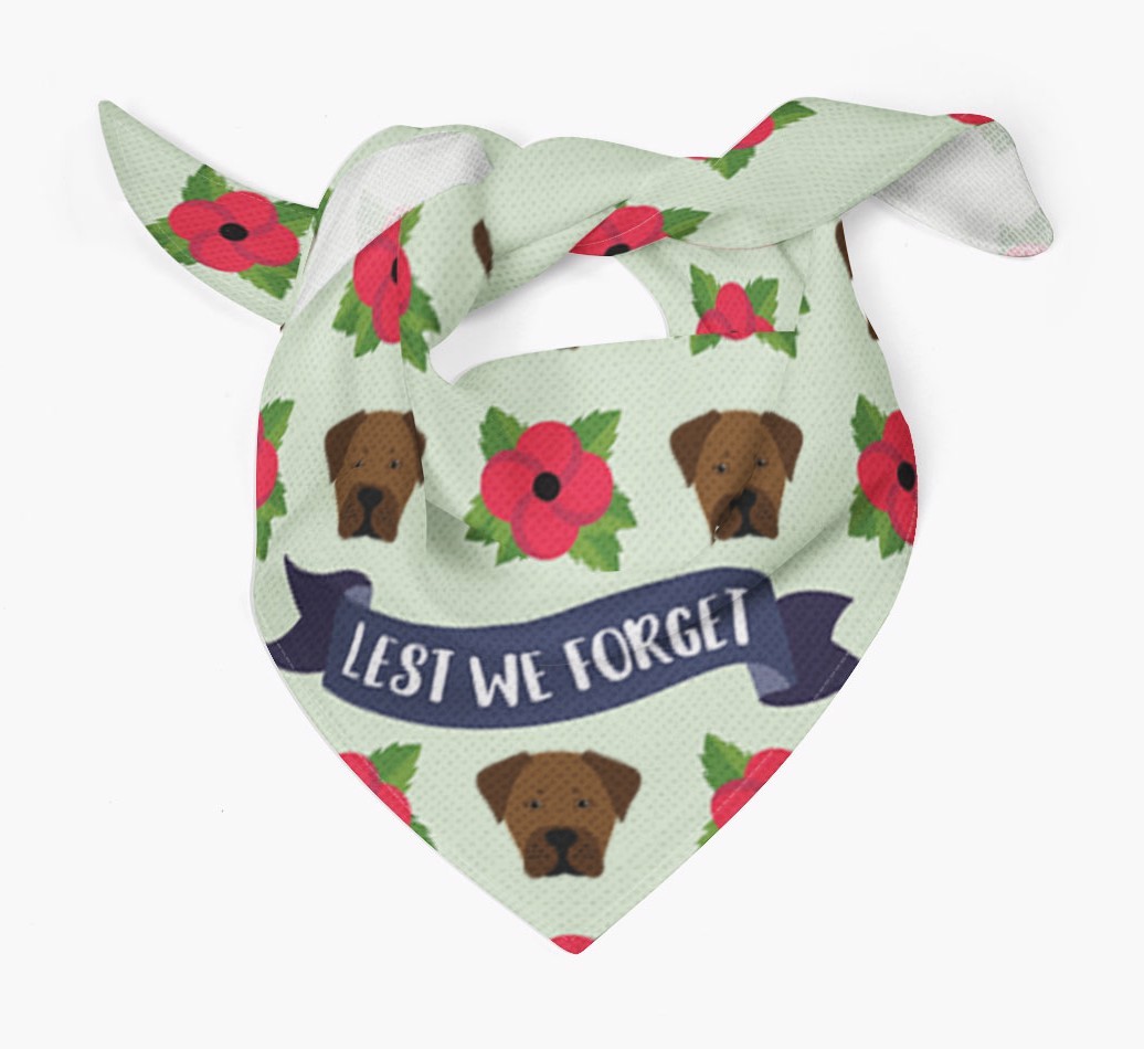 'Lest We Forget' - Personalised {breedFullName} Remembrance Day Banana