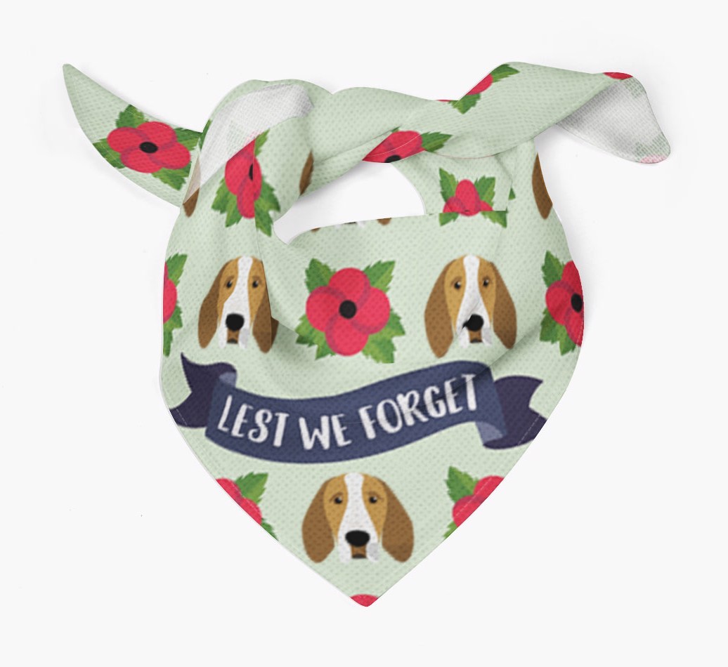 'Lest We Forget' - Personalised {breedFullName} Remembrance Day Banana