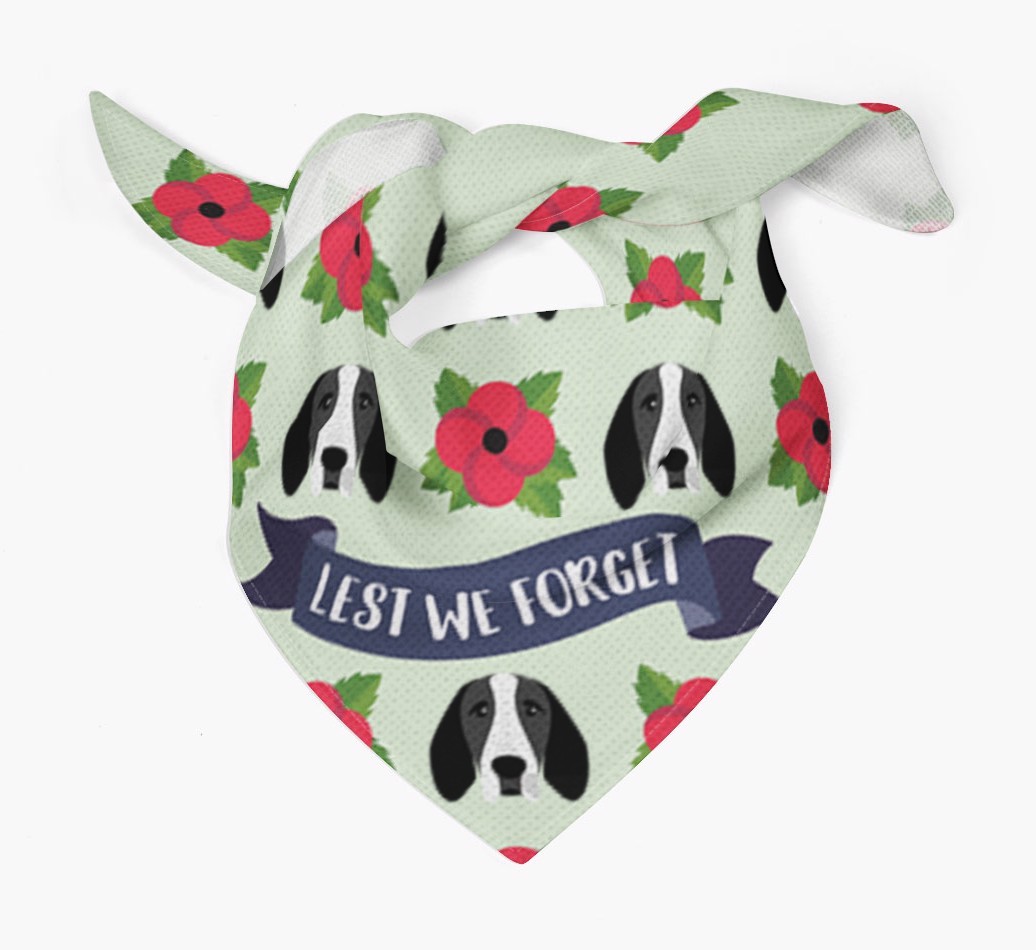 'Lest We Forget' - Personalised {breedFullName} Remembrance Day Banana