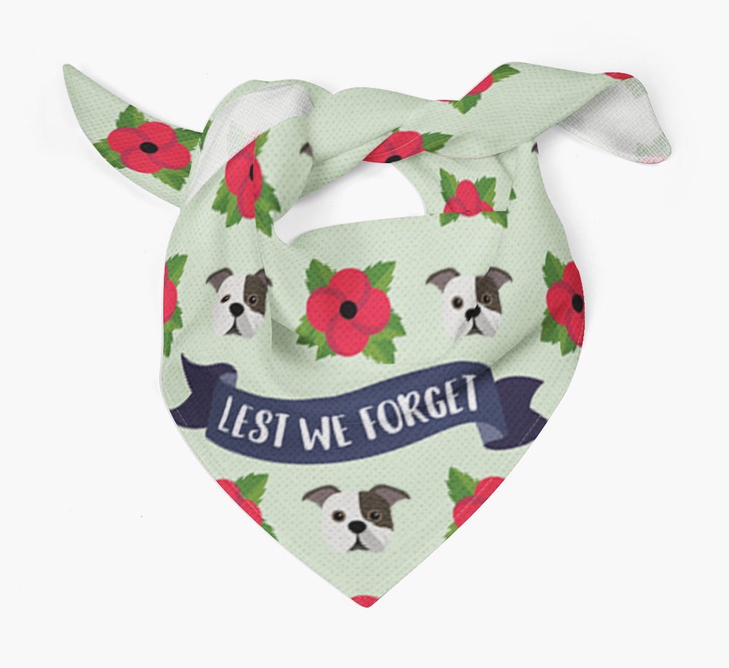 'Lest We Forget' - Personalised {breedFullName} Remembrance Day Banana