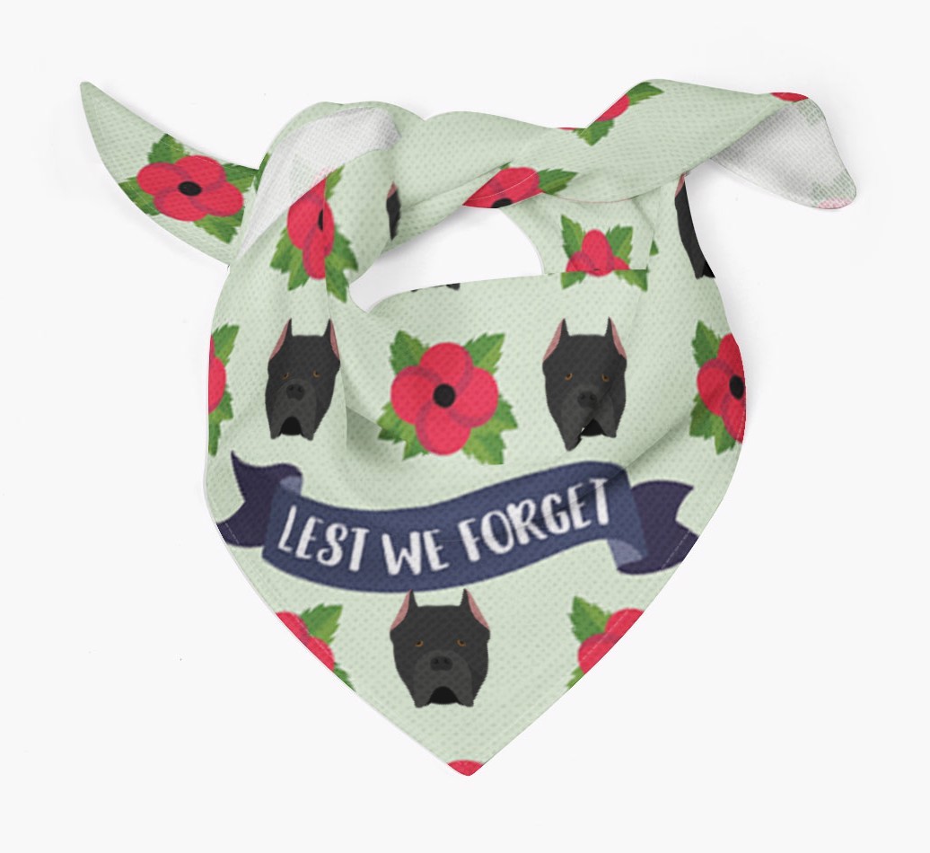 'Lest We Forget' - Personalised {breedFullName} Remembrance Day Banana