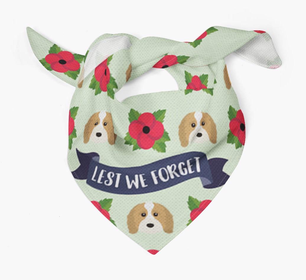 'Lest We Forget' - Personalised {breedFullName} Remembrance Day Banana