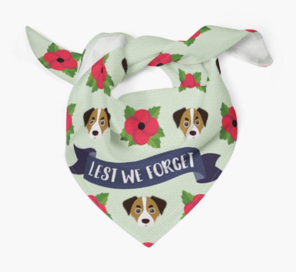 'Lest We Forget' - Personalised {breedFullName} Remembrance Day Banana