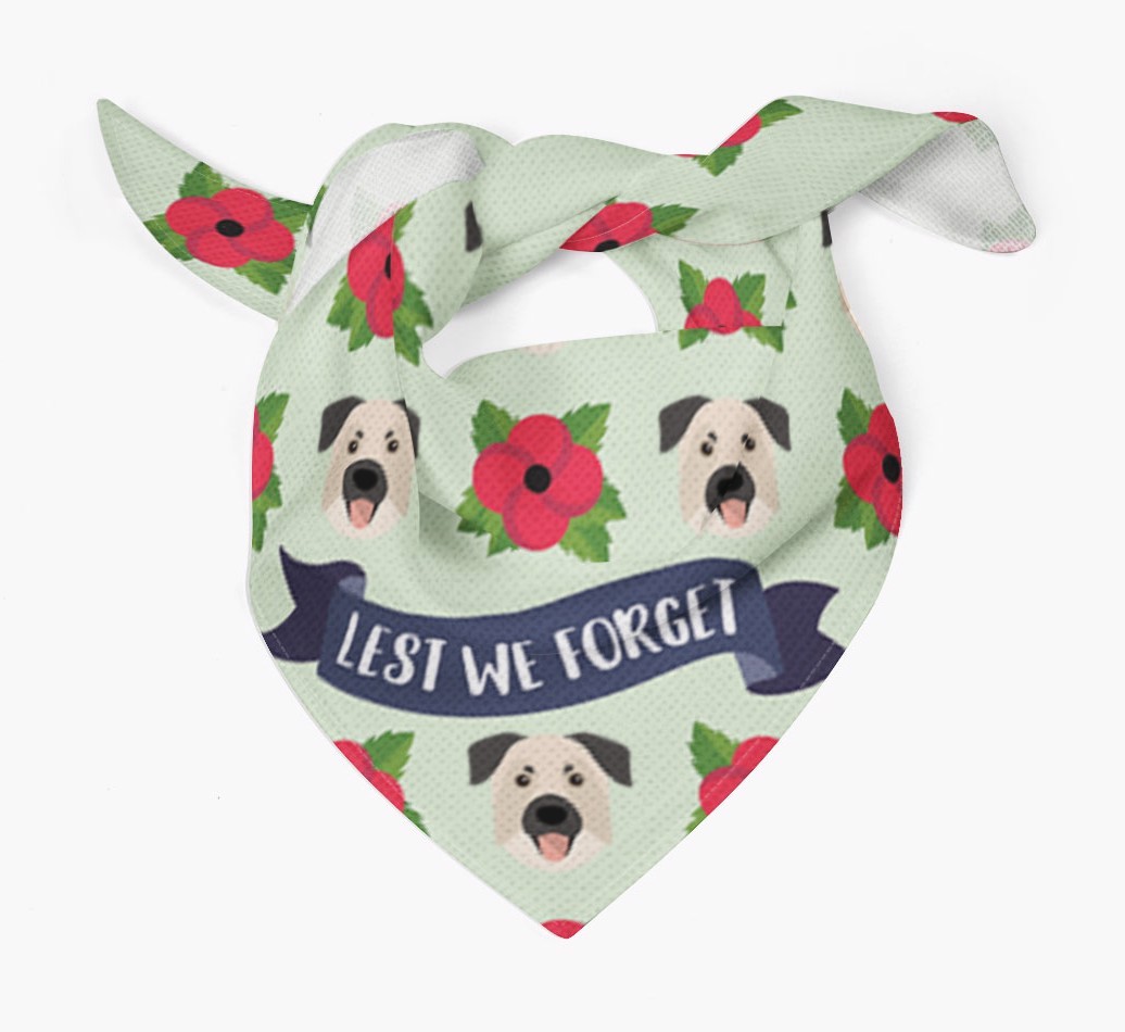 'Lest We Forget' - Personalised {breedFullName} Remembrance Day Banana