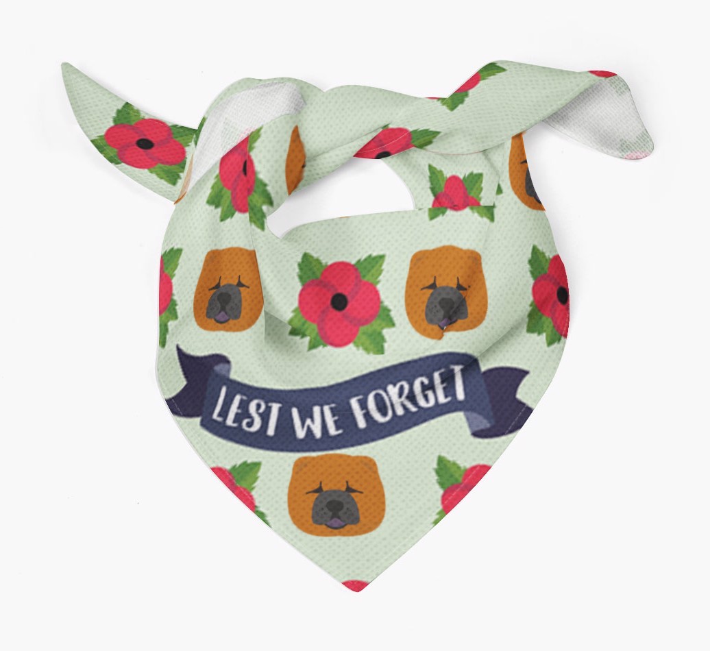 'Lest We Forget' - Personalised {breedFullName} Remembrance Day Banana