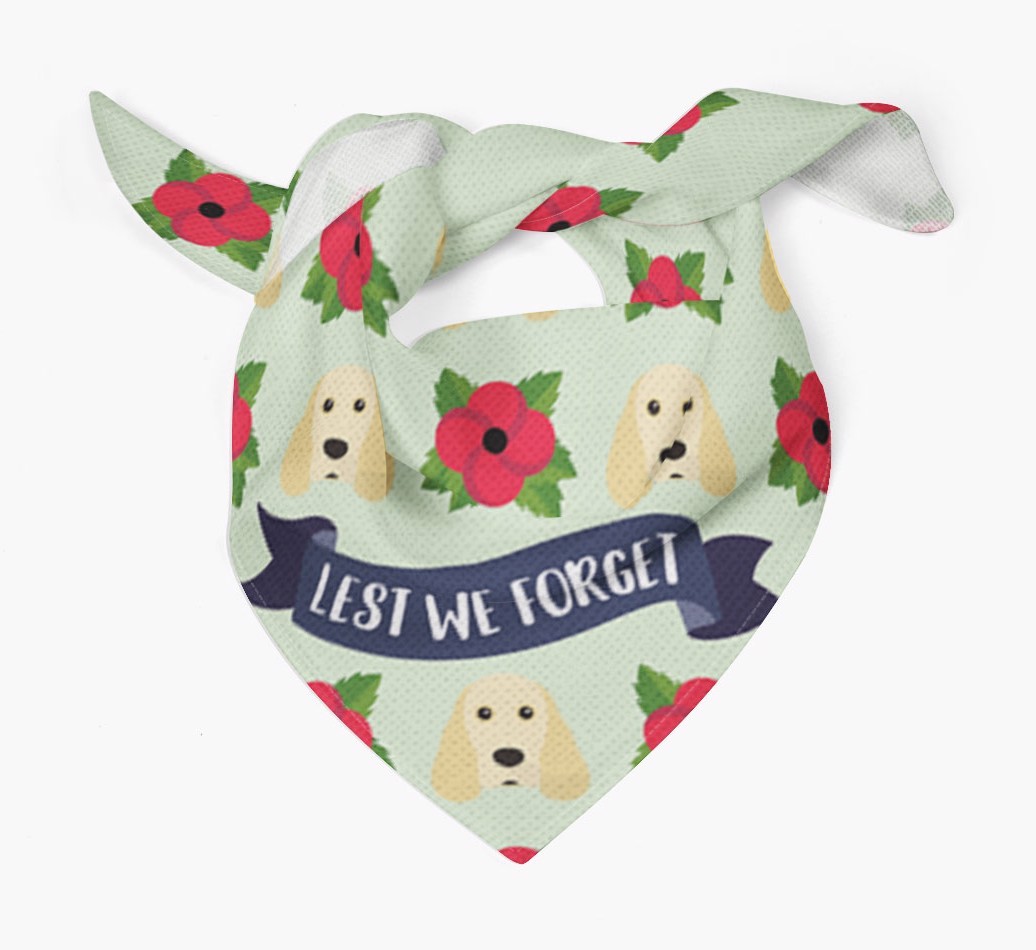 'Lest We Forget' - Personalised {breedFullName} Remembrance Day Banana